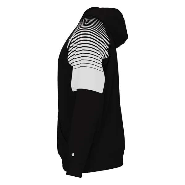 The Youth Lineup Hoodie is made from 100% polyester moisture-management fleece... from ASI 37461 Augusta Sportswear