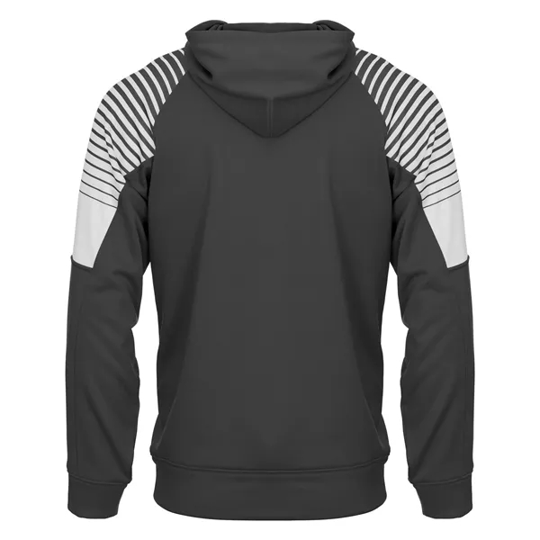 The Youth Lineup Hoodie is made from 100% polyester moisture-management fleece... from ASI 37461 Augusta Sportswear