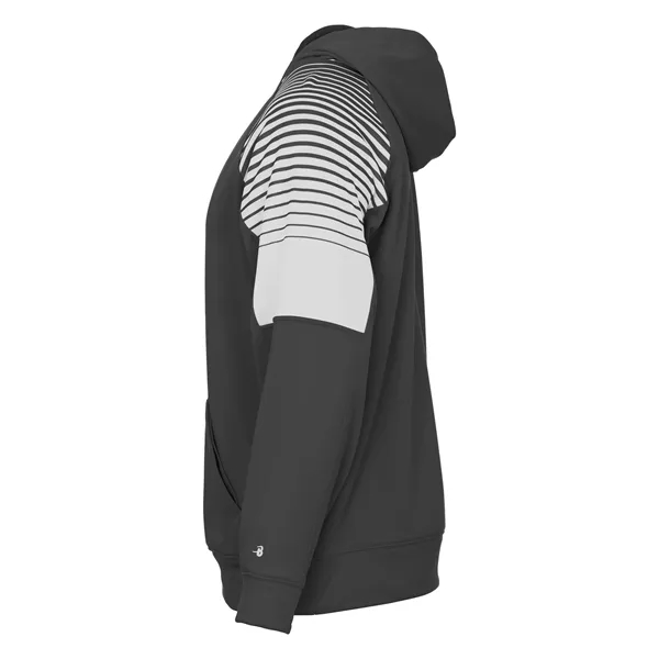 The Youth Lineup Hoodie is made from 100% polyester moisture-management fleece... from ASI 37461 Augusta Sportswear