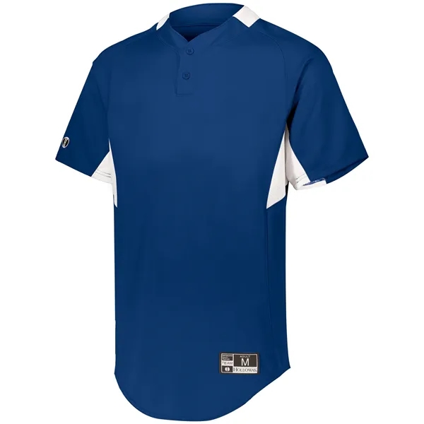 The Youth Game7 Two-Button Baseball Jersey is designed for performance and... from ASI 37461 Augusta Sportswear