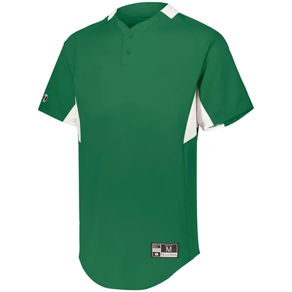 The Youth Game7 Two-Button Baseball Jersey is designed for performance and... from ASI 37461 Augusta Sportswear