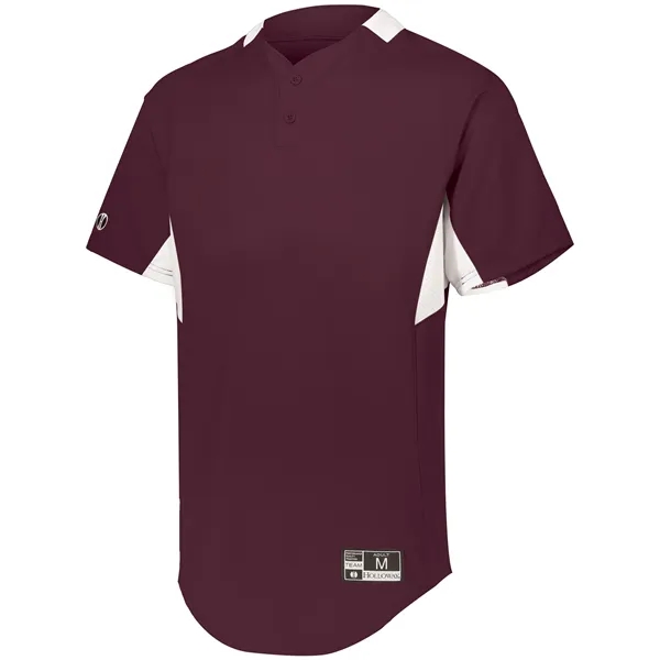 The Youth Game7 Two-Button Baseball Jersey is designed for performance and... from ASI 37461 Augusta Sportswear