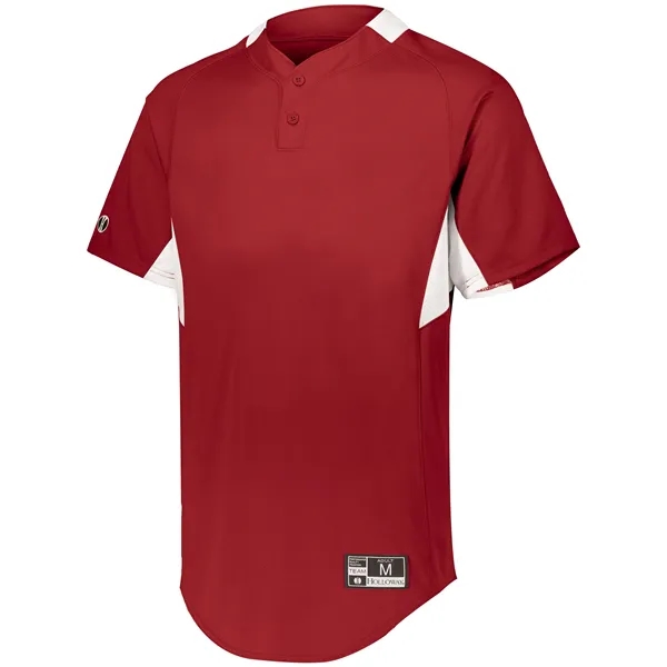 The Youth Game7 Two-Button Baseball Jersey is designed for performance and... from ASI 37461 Augusta Sportswear