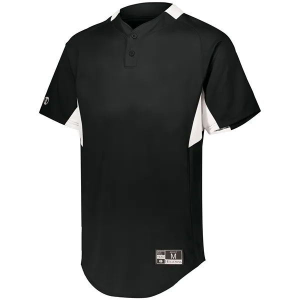 The Youth Game7 Two-Button Baseball Jersey is designed for performance and... from ASI 37461 Augusta Sportswear
