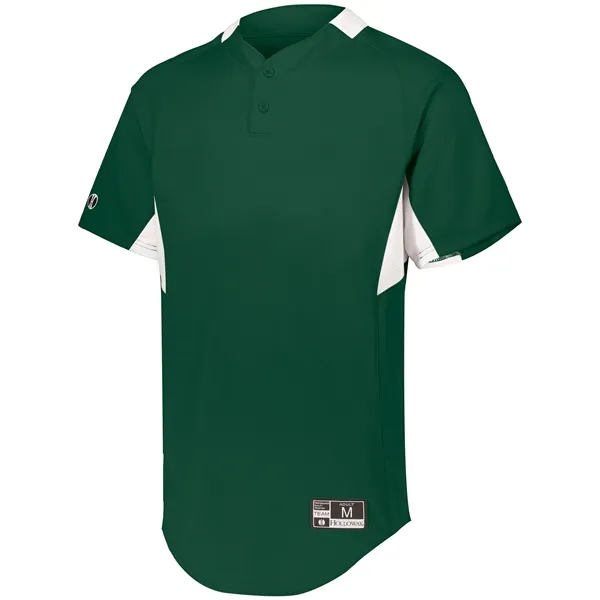 The Youth Game7 Two-Button Baseball Jersey is designed for performance and... from ASI 37461 Augusta Sportswear