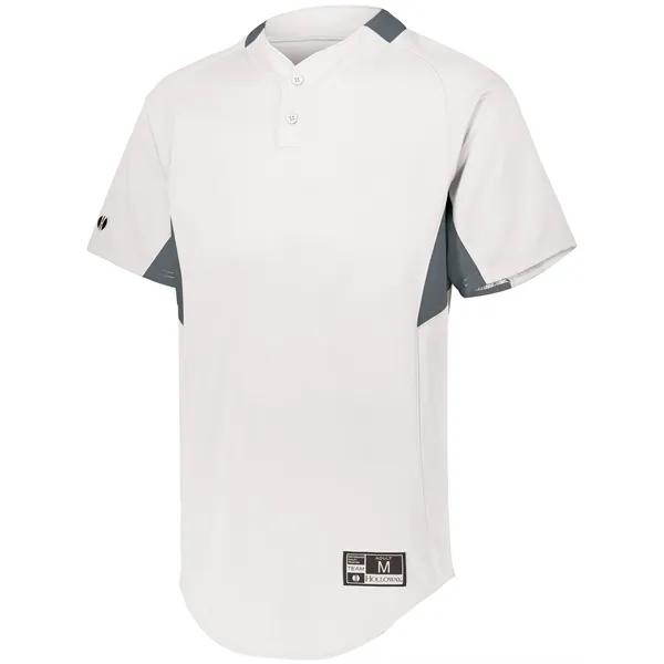 The Youth Game7 Two-Button Baseball Jersey is designed for performance and... from ASI 37461 Augusta Sportswear