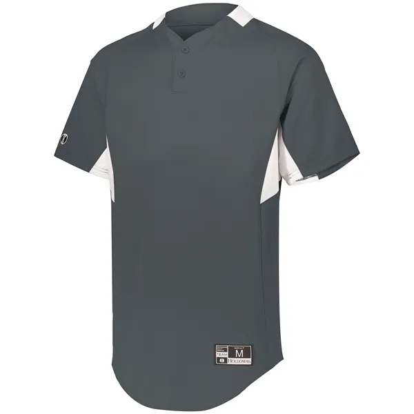 The Youth Game7 Two-Button Baseball Jersey is designed for performance and... from ASI 37461 Augusta Sportswear