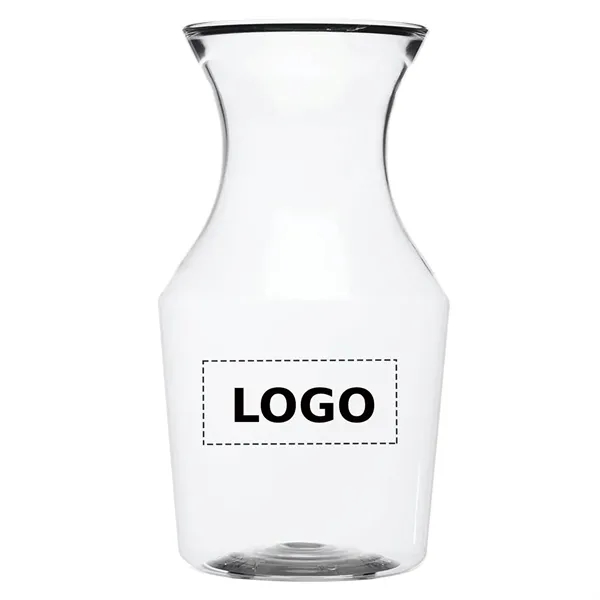 Plastic wine carafe with lid, 12 oz. plus 1 color silkscreen... from ASI 37218 Athena Promo (tm)