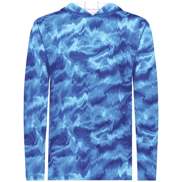 The Youth Stock Poly Hoodie is made from a 5.6-ounce blend... from ASI 37461 Augusta Sportswear