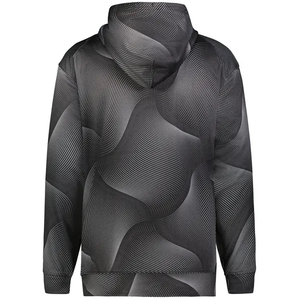 The Youth Warp Fleece Hoodie is made from 100% sublimated polyester... from ASI 37461 Augusta Sportswear