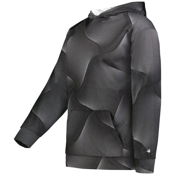 The Youth Warp Fleece Hoodie is made from 100% sublimated polyester... from ASI 37461 Augusta Sportswear