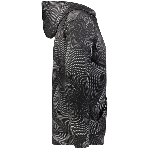 The Youth Warp Fleece Hoodie is made from 100% sublimated polyester... from ASI 37461 Augusta Sportswear