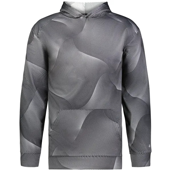 The Youth Warp Fleece Hoodie is made from 100% sublimated polyester... from ASI 37461 Augusta Sportswear