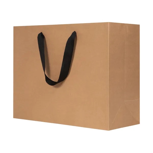 16" x 12" x 6" non-laminated natural kraft paper Eurotote with... from ASI 75731 PWS / Pacific Western Sales/Cater Line