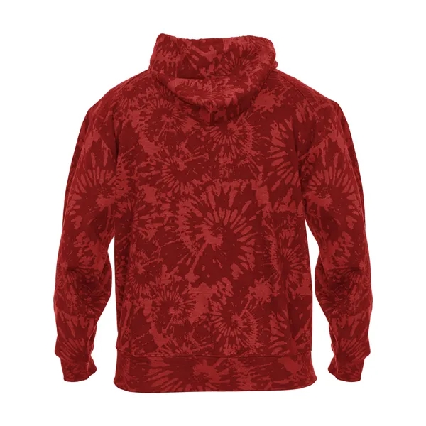 The Athletic Fleece Youth Tie Dye Hoodie is crafted from sublimated... from ASI 37461 Augusta Sportswear