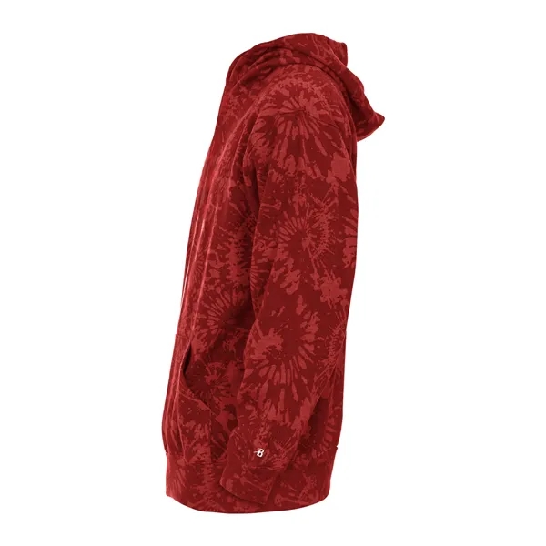 The Athletic Fleece Youth Tie Dye Hoodie is crafted from sublimated... from ASI 37461 Augusta Sportswear