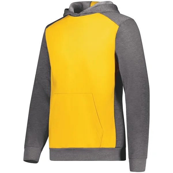 The Youth Three-Season Fleece Pullover Hoodie is an Eco-Revive.... from ASI 37461 Augusta Sportswear / Holloway Sportswear