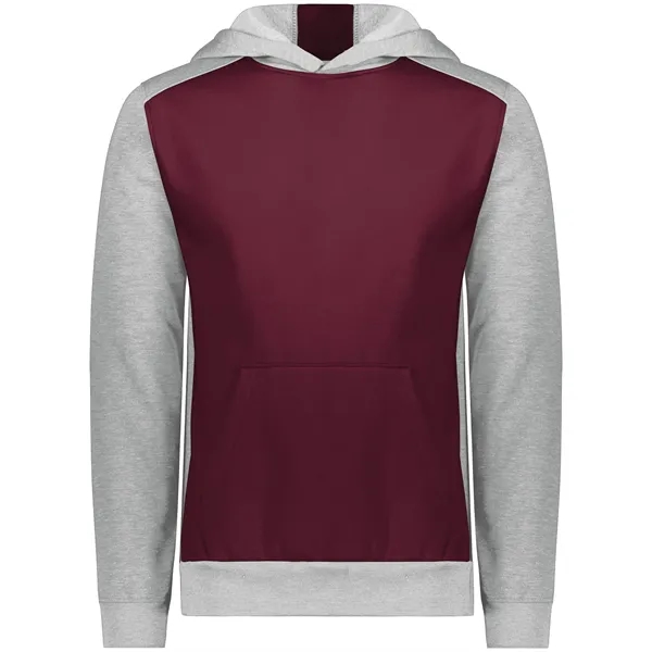 The Youth Three-Season Fleece Pullover Hoodie is an Eco-Revive.... from ASI 37461 Augusta Sportswear / Holloway Sportswear