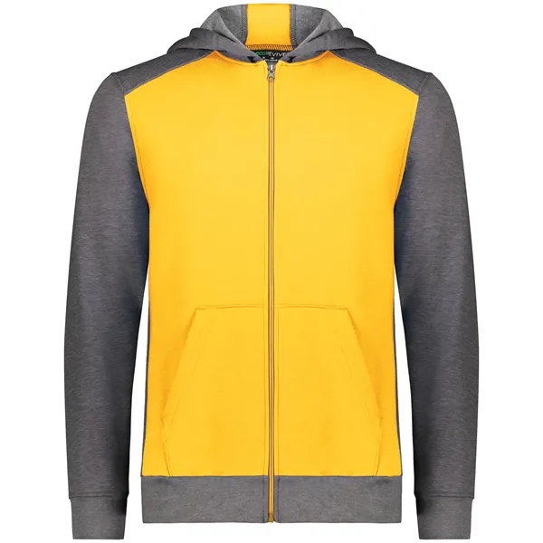 The Youth Three-Season Fleece Full Zip Hoodie is an Eco-Revive product.... from ASI 37461 Augusta Sportswear / Holloway Sportswear