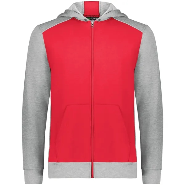 The Youth Three-Season Fleece Full Zip Hoodie is an Eco-Revive product.... from ASI 37461 Augusta Sportswear / Holloway Sportswear