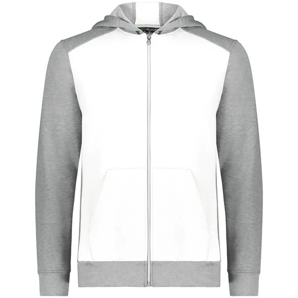 The Youth Three-Season Fleece Full Zip Hoodie is an Eco-Revive product.... from ASI 37461 Augusta Sportswear / Holloway Sportswear