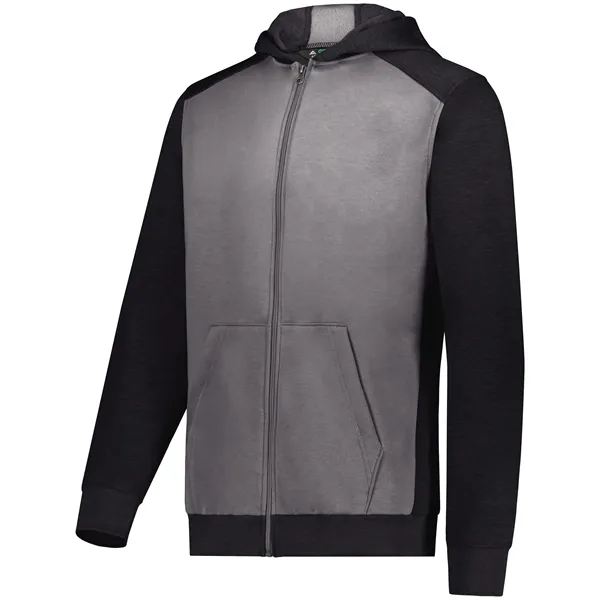 The Youth Three-Season Fleece Full Zip Hoodie is an Eco-Revive product.... from ASI 37461 Augusta Sportswear / Holloway Sportswear