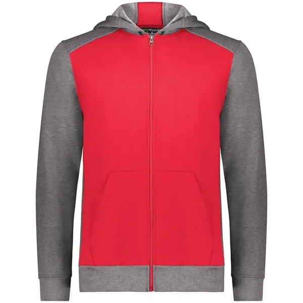 The Youth Three-Season Fleece Full Zip Hoodie is an Eco-Revive product.... from ASI 37461 Augusta Sportswear / Holloway Sportswear