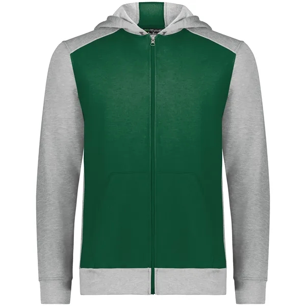 The Youth Three-Season Fleece Full Zip Hoodie is an Eco-Revive product.... from ASI 37461 Augusta Sportswear / Holloway Sportswear