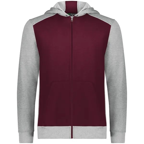 The Youth Three-Season Fleece Full Zip Hoodie is an Eco-Revive product.... from ASI 37461 Augusta Sportswear / Holloway Sportswear