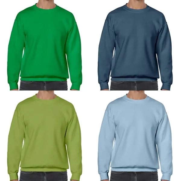 Adult 7.75 oz. cotton blend crewneck sweatshirt plus 1 color silkscreen... from ASI 37218 Athena Promo (tm)