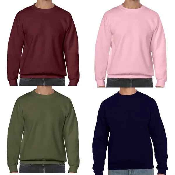 Adult 7.75 oz. cotton blend crewneck sweatshirt plus 1 color silkscreen... from ASI 37218 Athena Promo (tm)