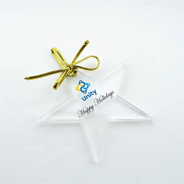 Celebrate the holidays with our acrylic, star-shaped ornament. Each comes with... from ASI 93986 Visions/Awardcraft