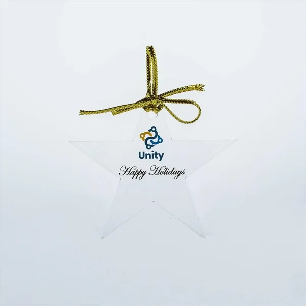 Celebrate the holidays with our acrylic, star-shaped ornament. Each comes with... from ASI 93986 Visions/Awardcraft