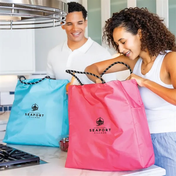 Striped paracord handles, 2 side pockets, Reversible, 2 side pockets on... from ASI 90913 Terry Town