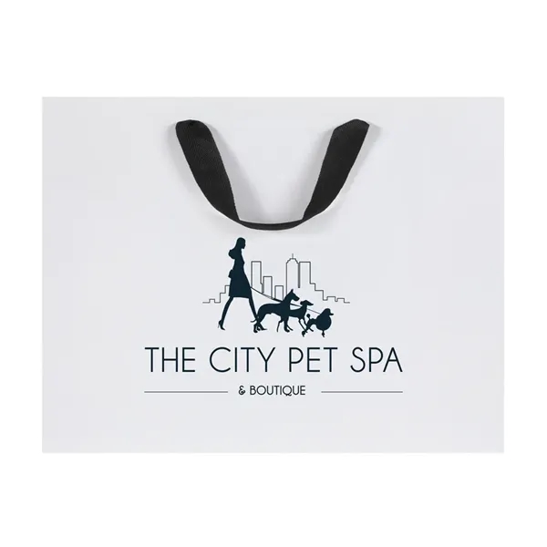 13" x 10" x 5" non-laminated white natural kraft paper Eurotote... from ASI 75731 PWS / Pacific Western Sales/Cater Line