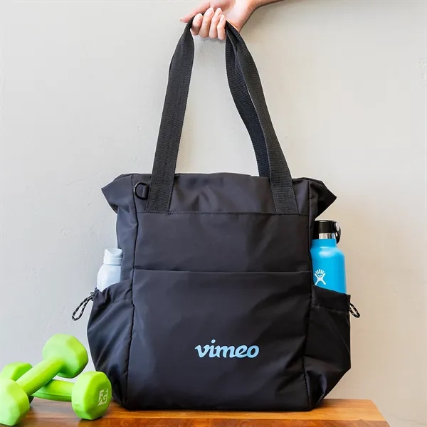 Converts from tote to backpack, Lightweight water-repellent material, Trolley sleeve that... from ASI 90913 Terry Town