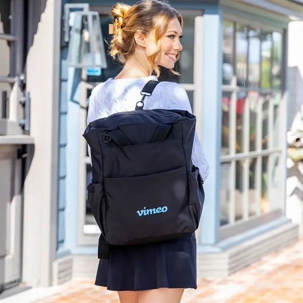 Converts from tote to backpack, Lightweight water-repellent material, Trolley sleeve that... from ASI 90913 Terry Town