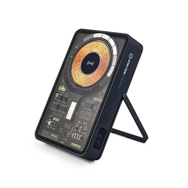 A stylish and unique looking 10,000 mAh magnetic, MagSafe, power bank.... from ASI 91435 Tomax USA / Tomax