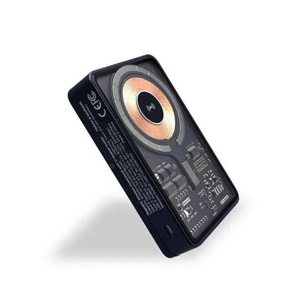 A stylish and unique looking 10,000 mAh magnetic, MagSafe, power bank.... from ASI 91435 Tomax USA / Tomax