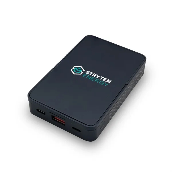 A stylish and unique looking 10,000 mAh magnetic, MagSafe, power bank.... from ASI 91435 Tomax USA / Tomax