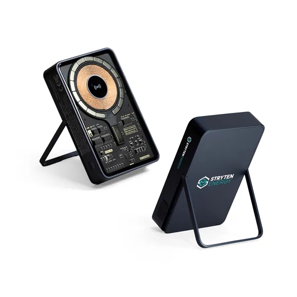 A stylish and unique looking 10,000 mAh magnetic, MagSafe, power bank.... from ASI 91435 Tomax USA / Tomax