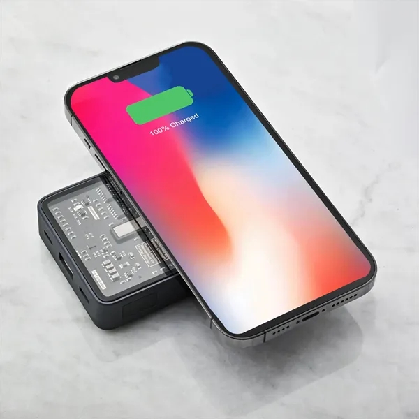 A stylish and unique looking 10,000 mAh magnetic, MagSafe, power bank.... from ASI 91435 Tomax USA / Tomax