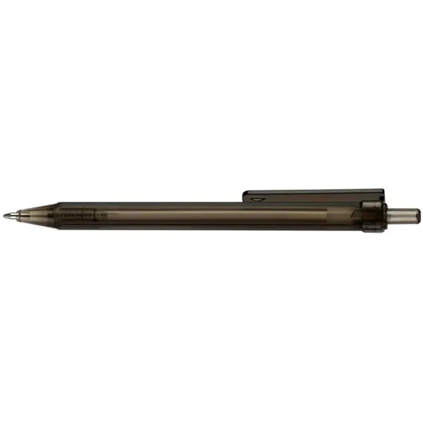 Compact, 4-sided, ergonomically designed, mini-retractable ballpoint pen with translucent color barrel... from ASI 82498 RiteLine LLC