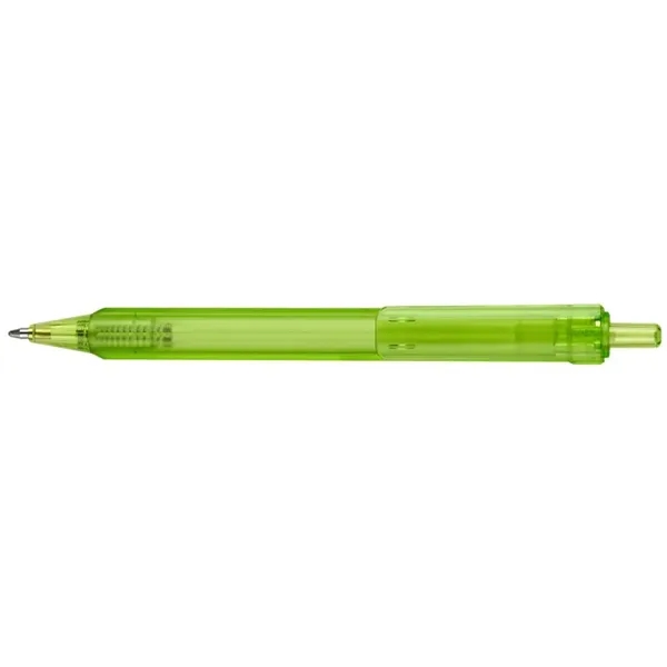 Compact, 4-sided, ergonomically designed, mini-retractable ballpoint pen with translucent color barrel... from ASI 82498 RiteLine LLC