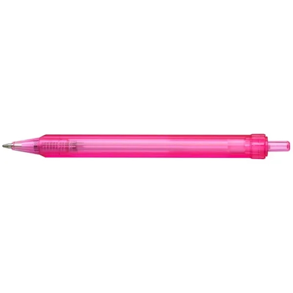 Compact, 4-sided, ergonomically designed, mini-retractable ballpoint pen with translucent color barrel... from ASI 82498 RiteLine LLC
