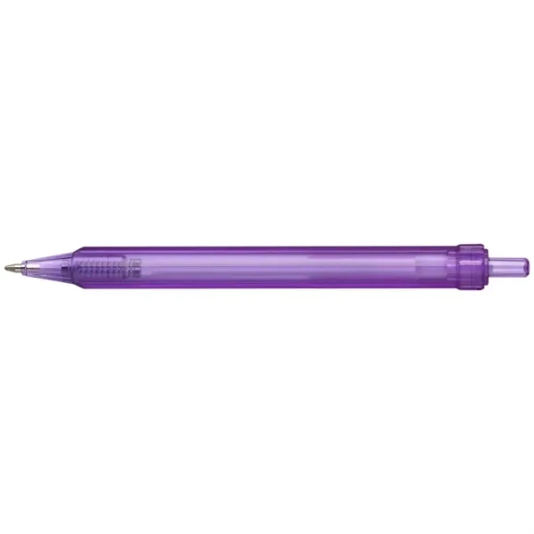 Compact, 4-sided, ergonomically designed, mini-retractable ballpoint pen with translucent color barrel... from ASI 82498 RiteLine LLC