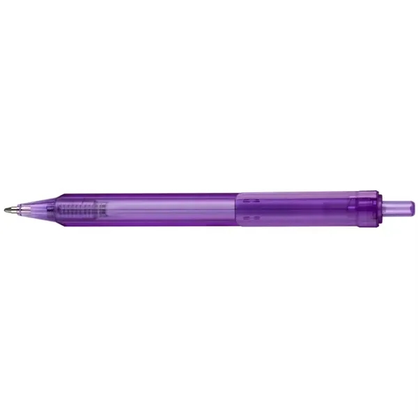Compact, 4-sided, ergonomically designed, mini-retractable ballpoint pen with translucent color barrel... from ASI 82498 RiteLine LLC