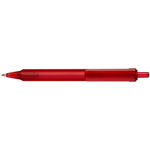 Compact, 4-sided, ergonomically designed, mini-retractable ballpoint pen with translucent color barrel... from ASI 82498 RiteLine LLC