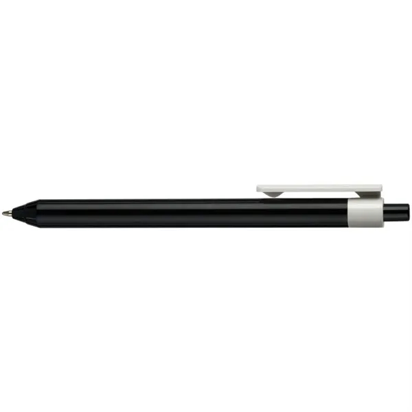 Eco-friendly ballpoint retractable pen in bright, vivid colors comprised of ABS... from ASI 82498 RiteLine LLC