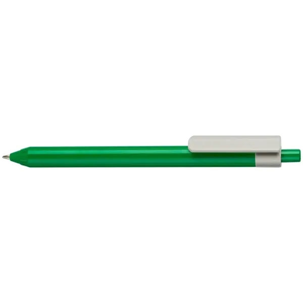 Eco-friendly ballpoint retractable pen in bright, vivid colors comprised of ABS... from ASI 82498 RiteLine LLC